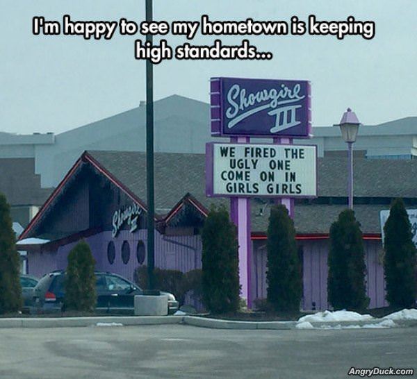 Keeping Up Standards