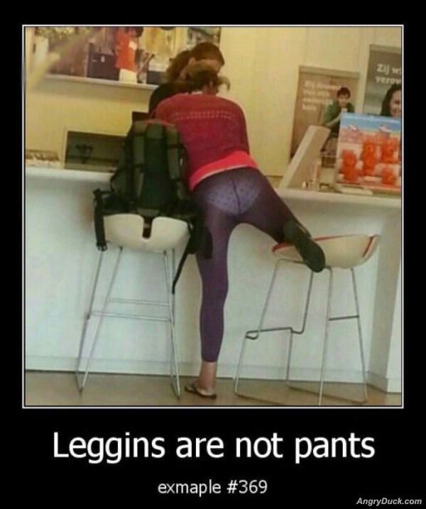 Leggings Are Not Pants