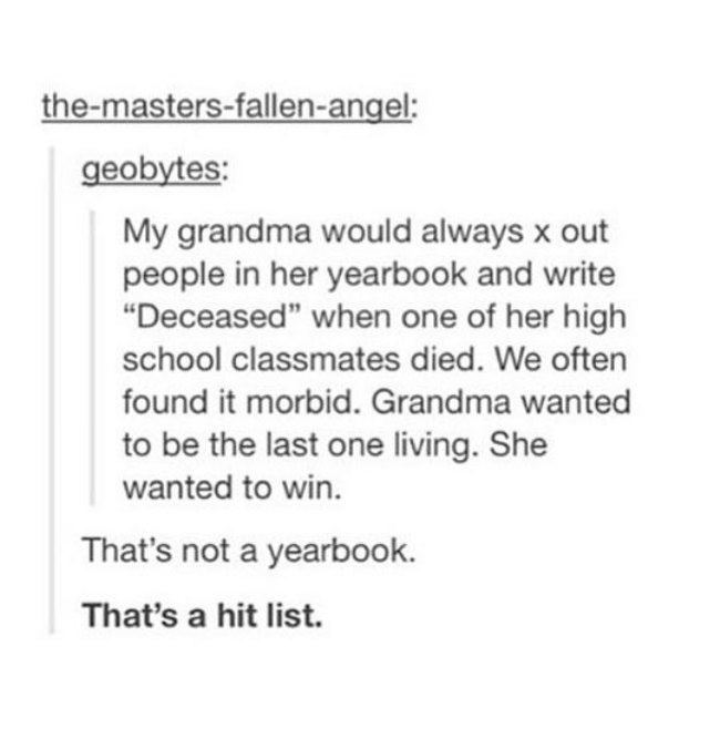 Grandmas Yearbook