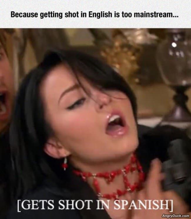 Shot In Spanish