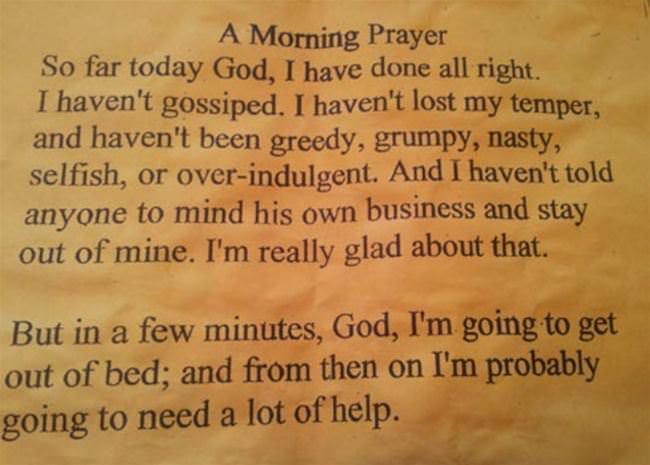 A Morning Prayer
