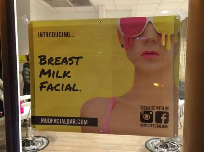 Breast Milk Facial