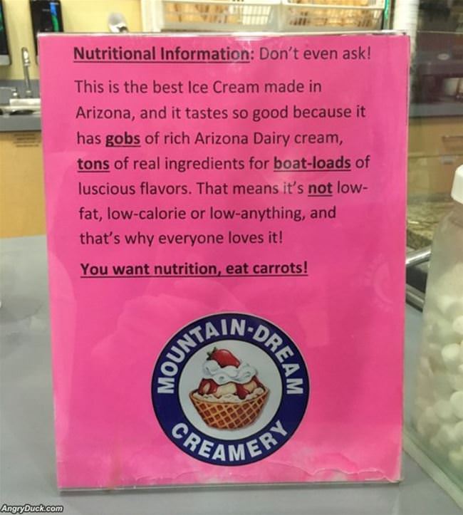 Nutrition Information