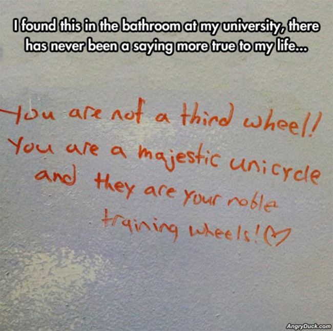 You Are Not A 3rd Wheel