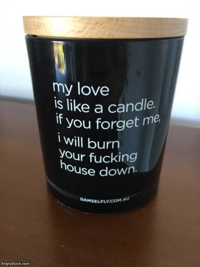 My Love Is Like A Candle