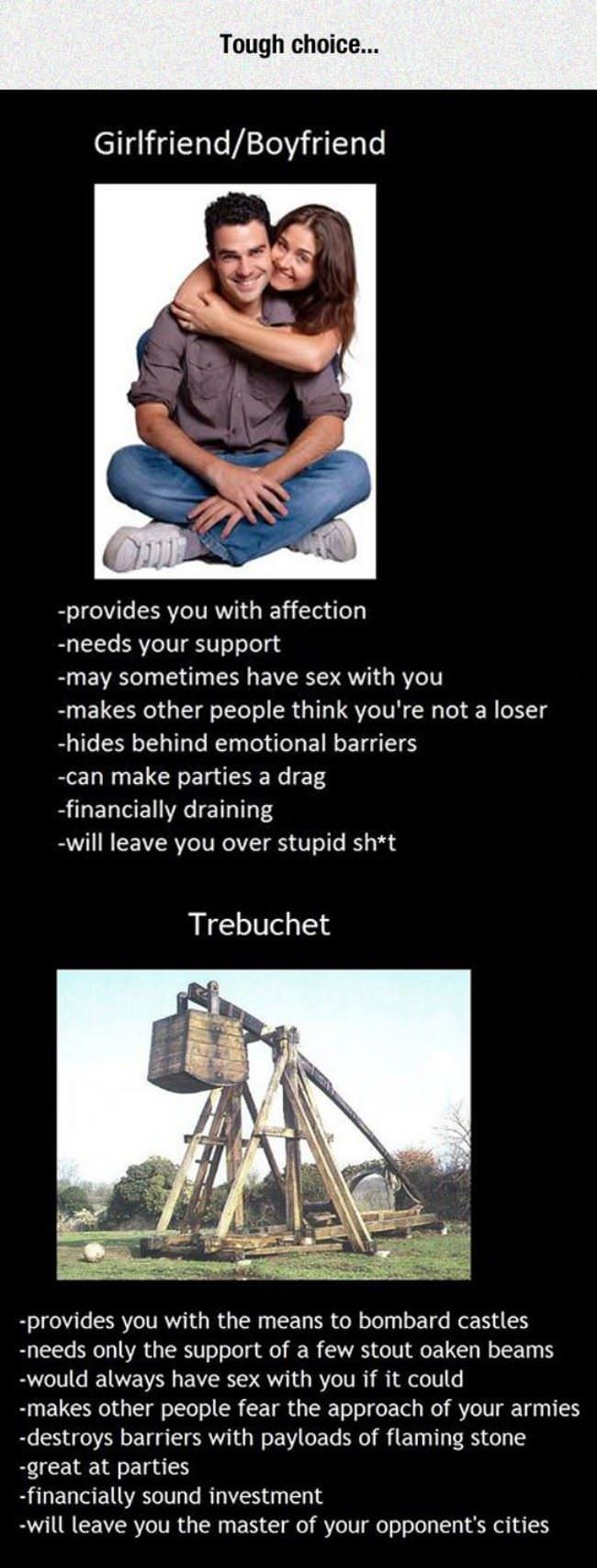 Pretty Tough Choice Actually