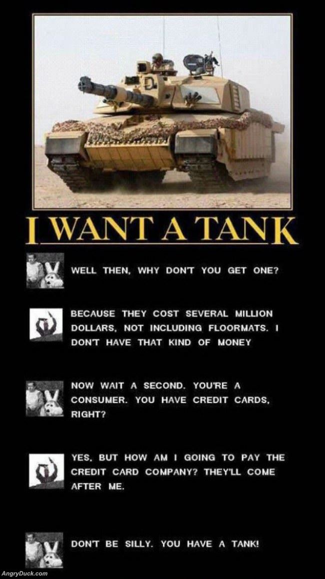 I Want A Tank Logic