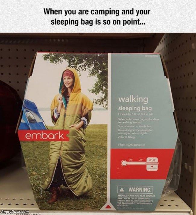 Sleeping Bag On Point