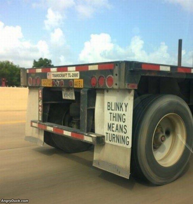 Blinky Means Turn