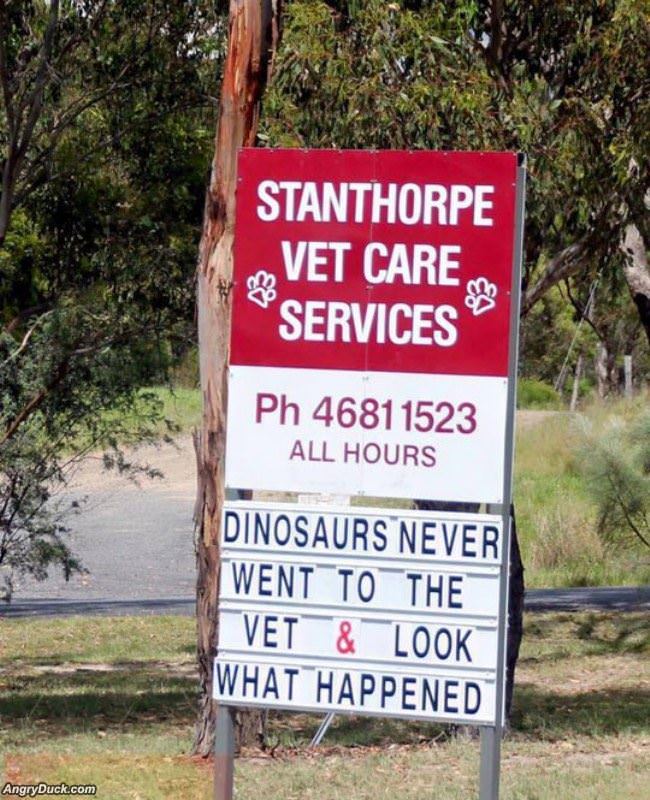 Fun Vet Sign