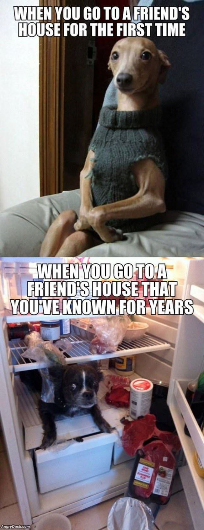 Going To A Friends House