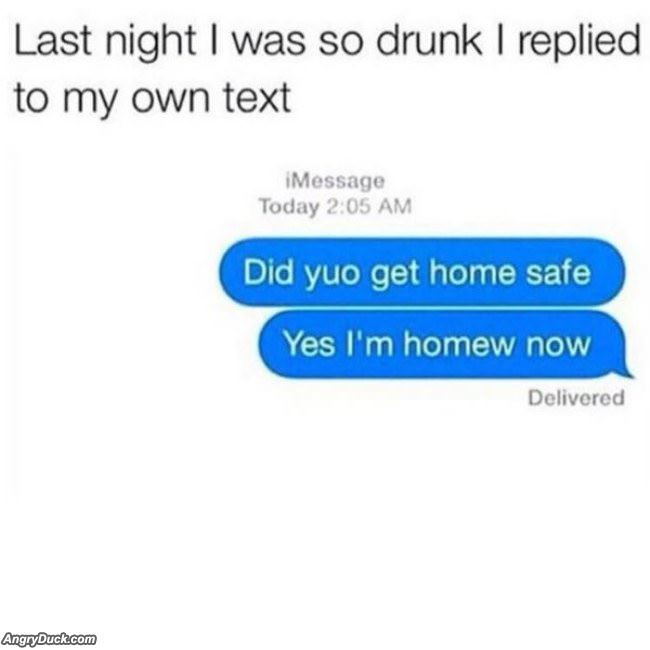 Last Night I Was So Drunk