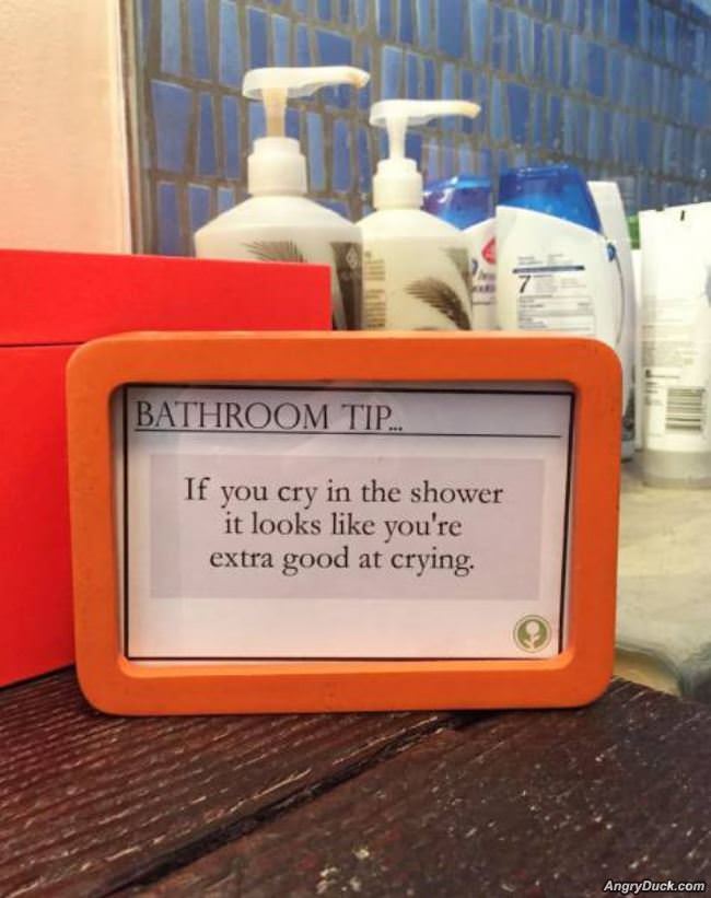 Bathroom Tip