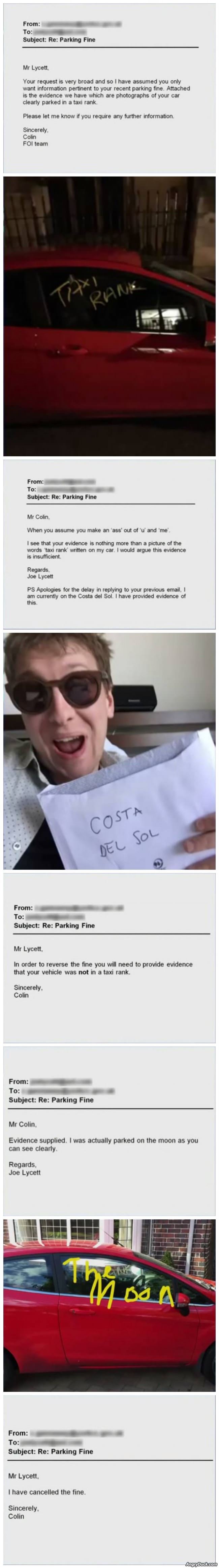 Fighting A Parking Ticket Like A Boss