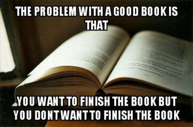 The Main Problem With A Good Book