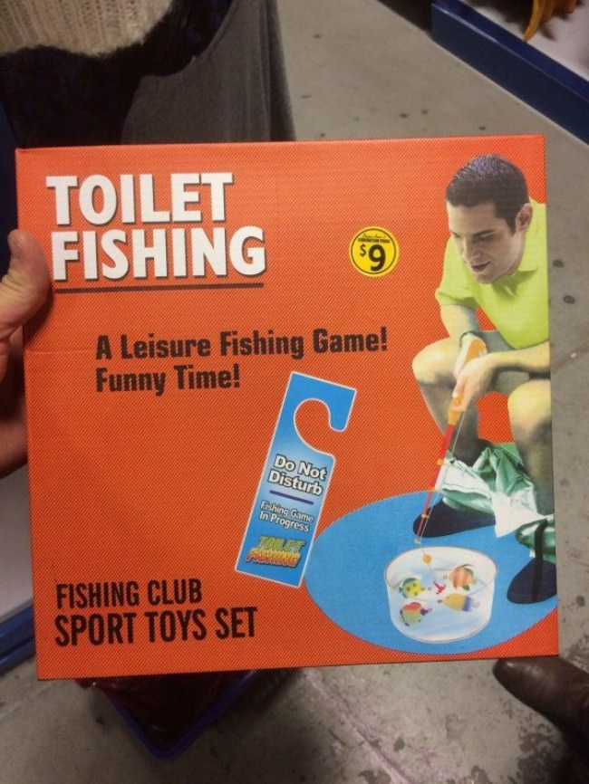 Toilet Fishing
