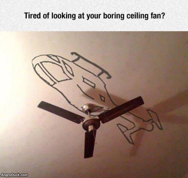 Boring Ceiling Fan