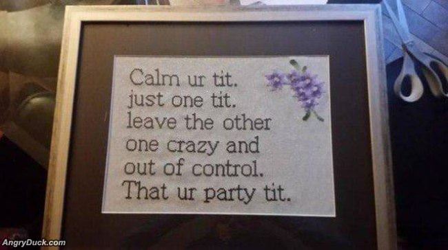 Calm Your Tit