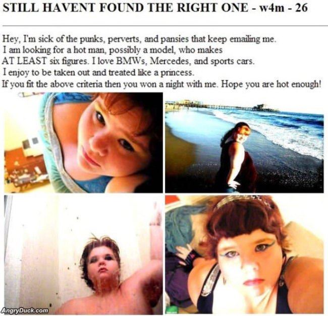 Looking For The Right One