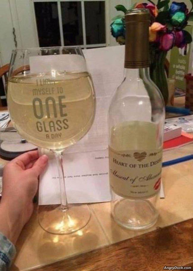 One Glass A Day