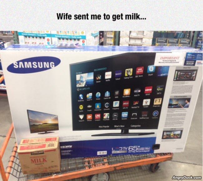 Wife Sent Me To Get Milk
