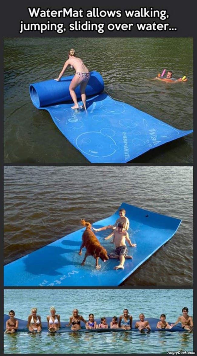 An Awesome Water Mat