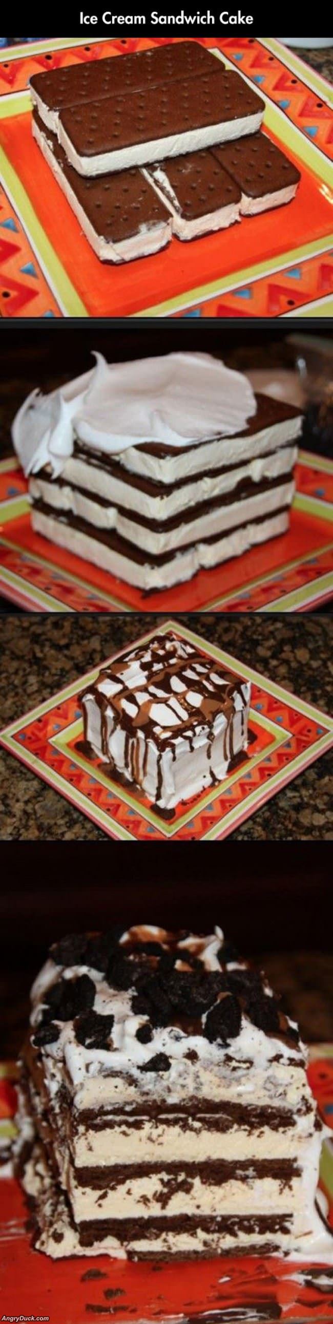 Ice Cream Sandwich Cake