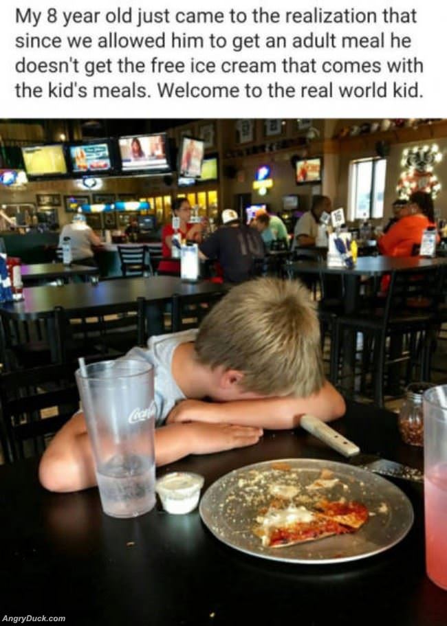 Welcome To The Real World Kid
