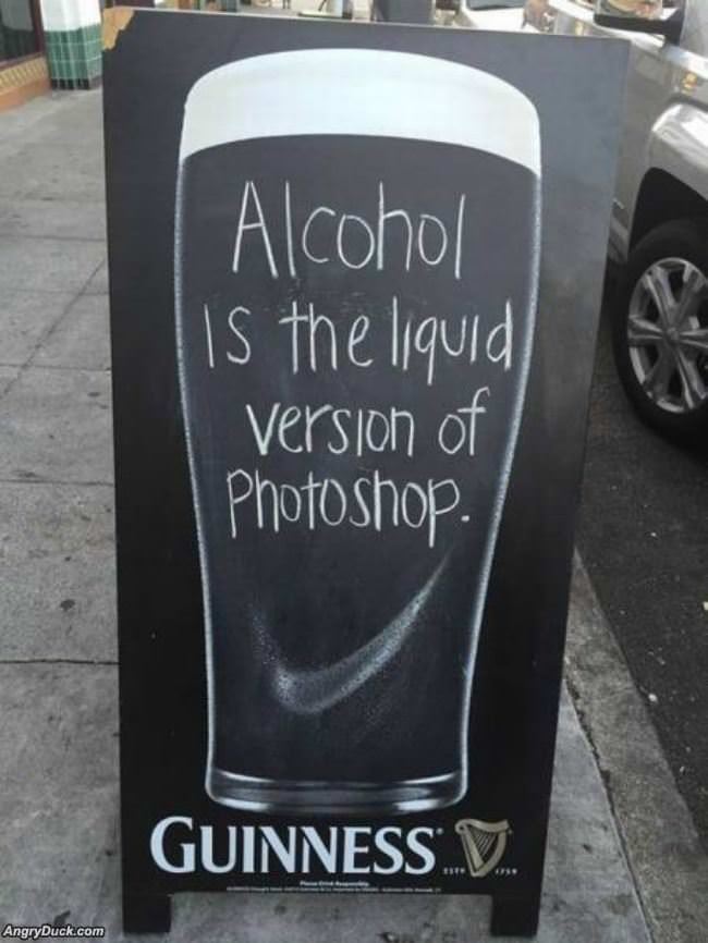 Alcohol Is Photoshop