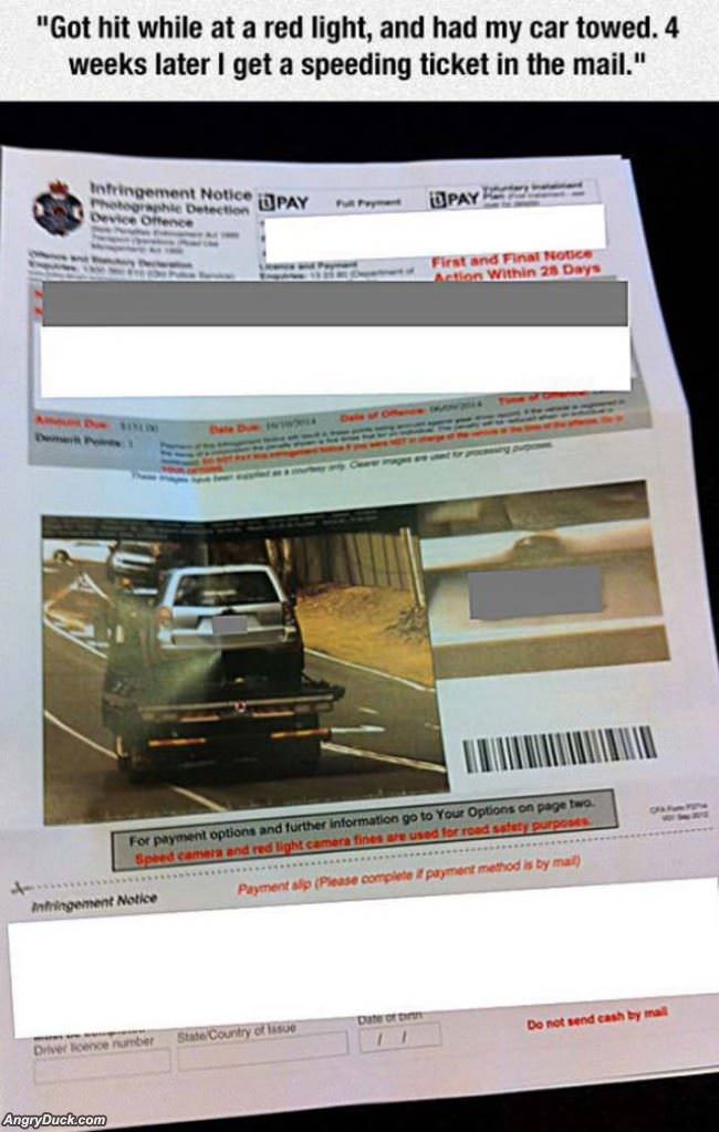 Got This Speeding Ticket