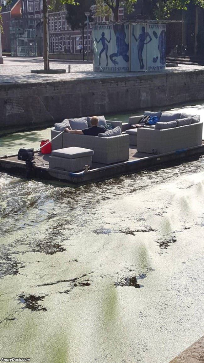 Nice Relaxing Day On The Boat