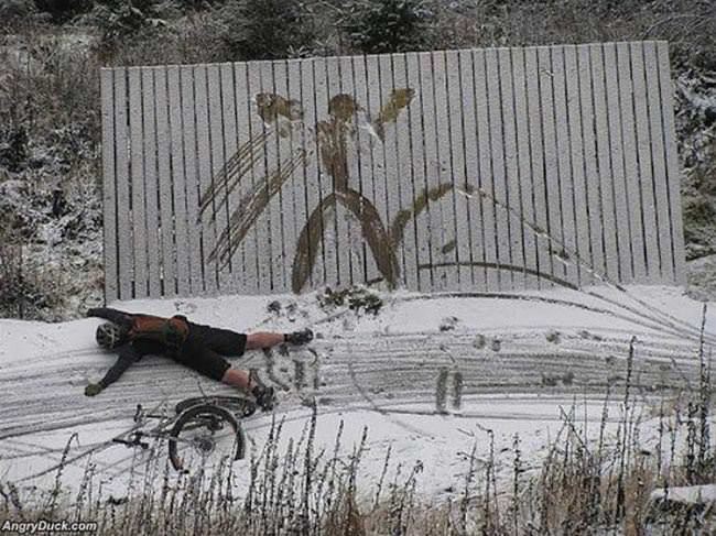 Biking In The Snow