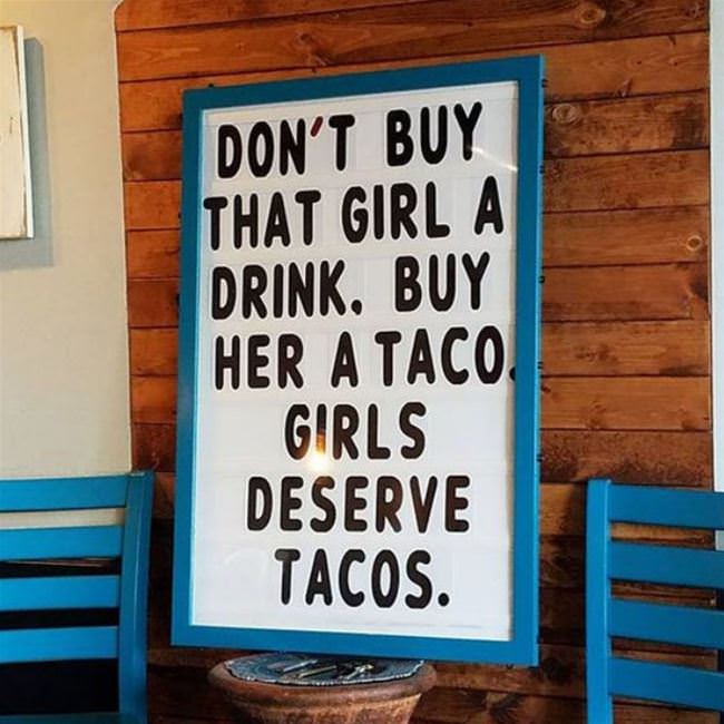 Buy That Girl A Taco