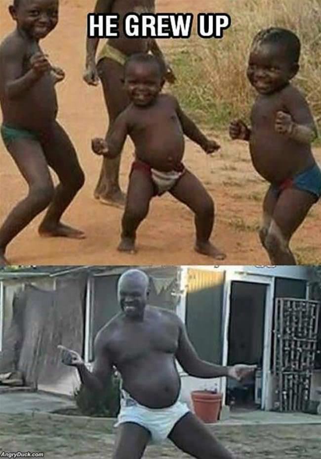 He Grew Up