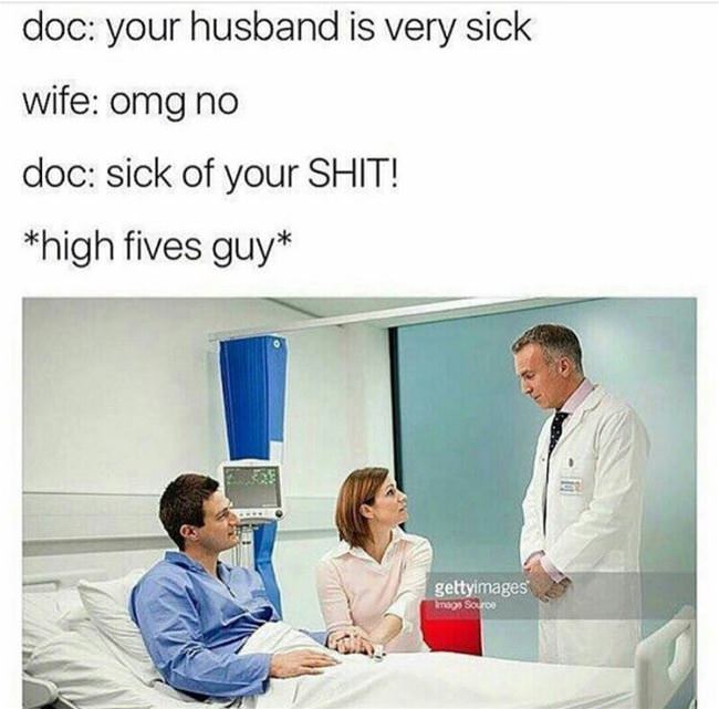 Husband Is Very Sick