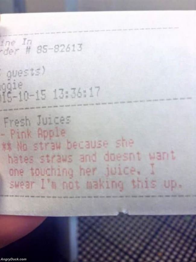 No Straw Please