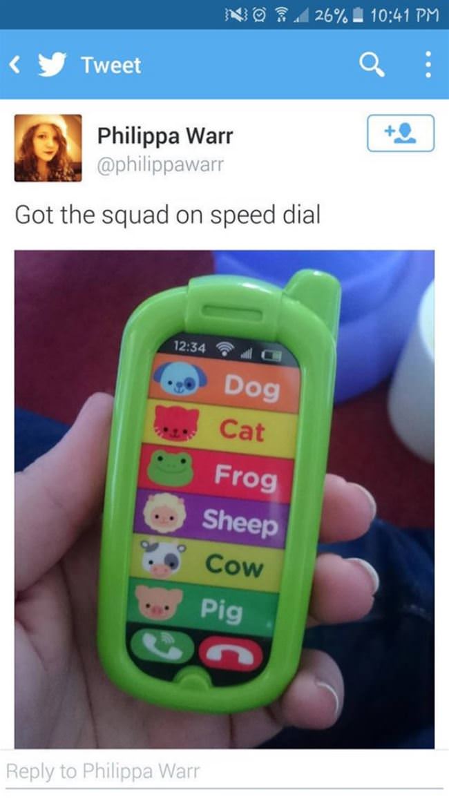Squad On Speed Dial