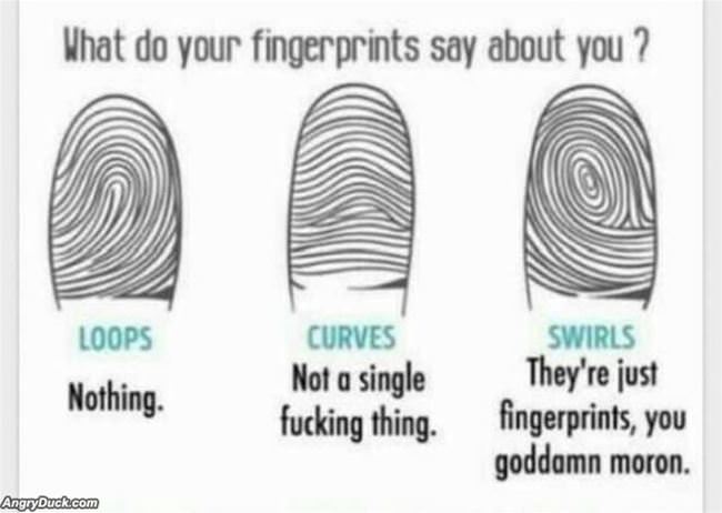 What Your Fingerprints Say About You