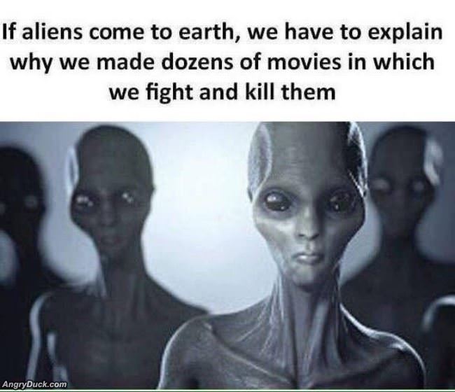 Aliens Come To Earth