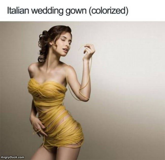 Italian Wedding Gown