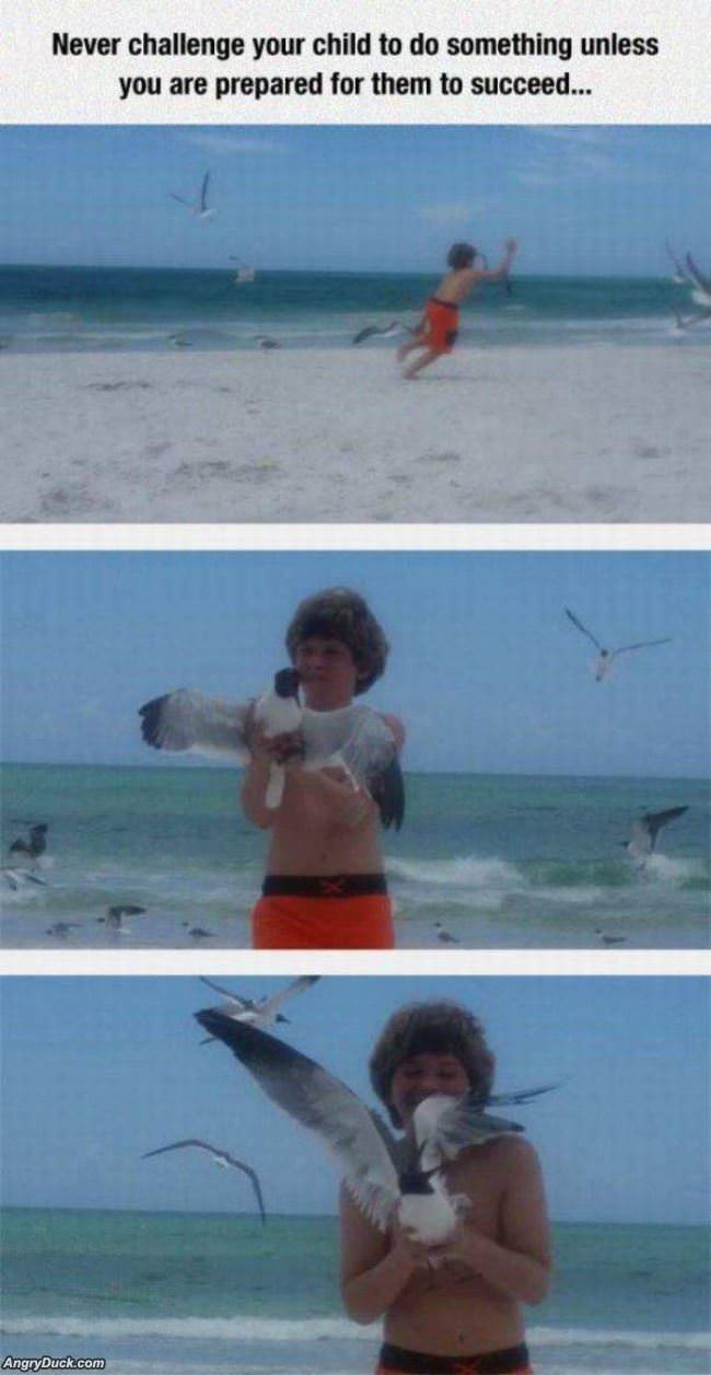 Never Challenge Your Child