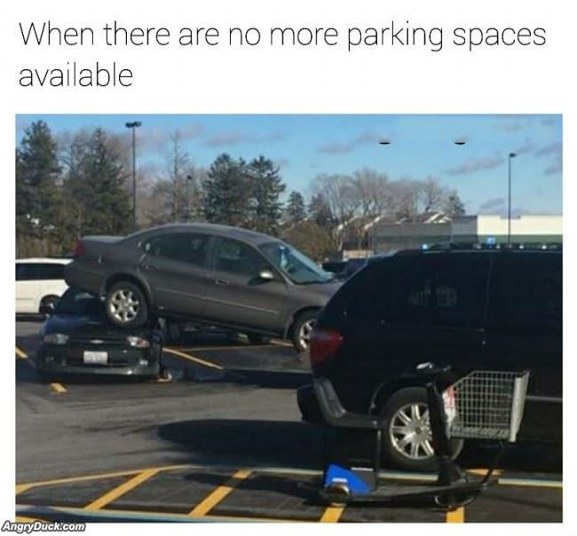 No More Parking Spaces
