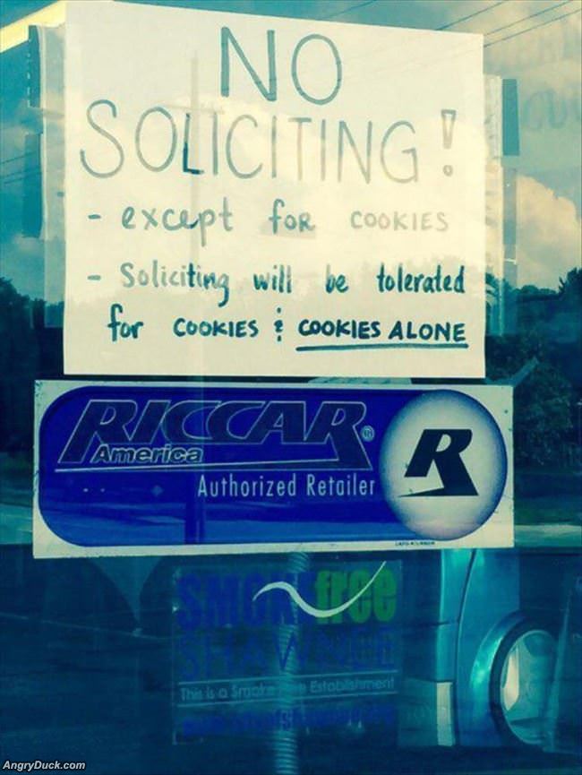 No Soliciting
