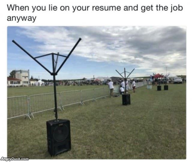 When You Lie On Your Resume
