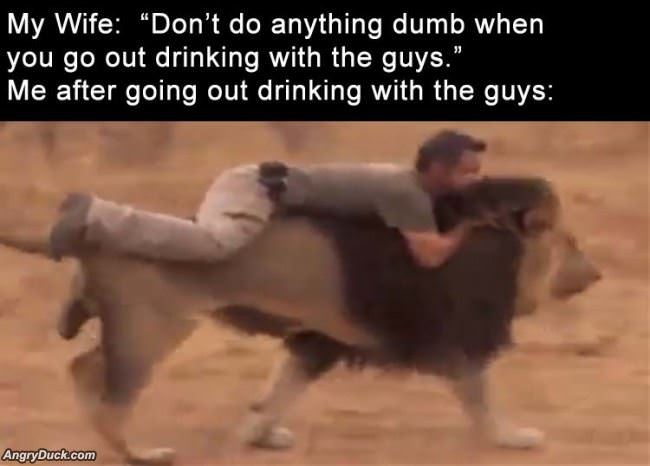 You Shouldnt Get Drunk