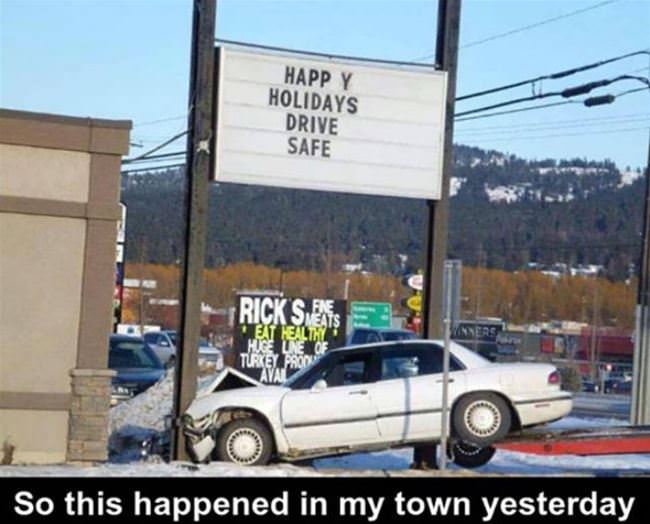 Happy Holidays Drive Safe