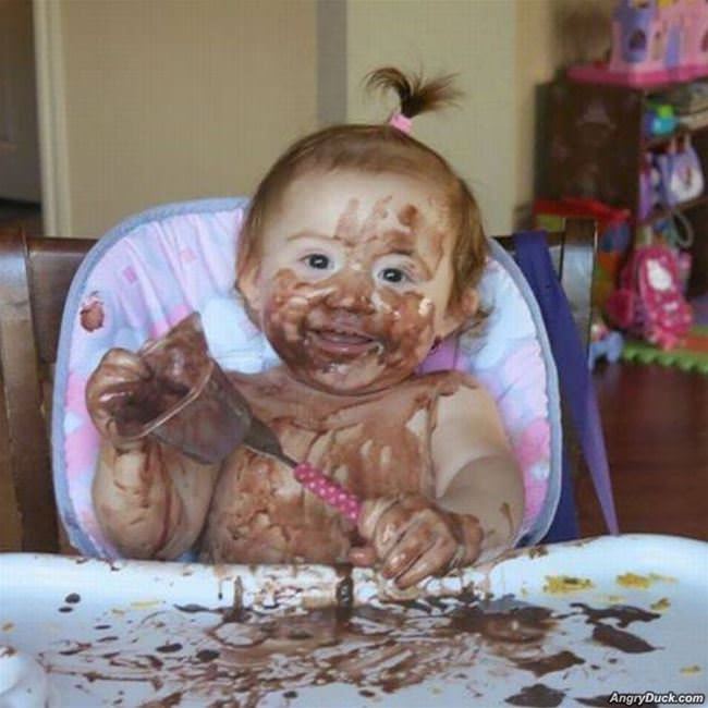 Really Enjoying That Pudding