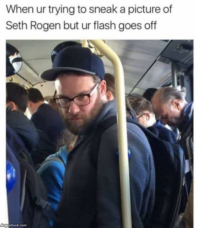 Seth Rogan Doesnt Want Pictures Right Now