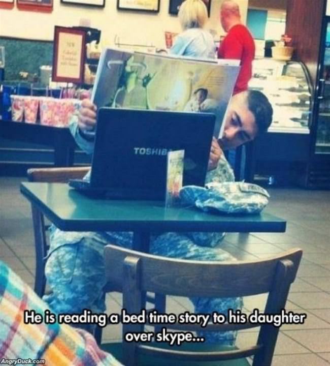 Reading Her A Bedtime Story