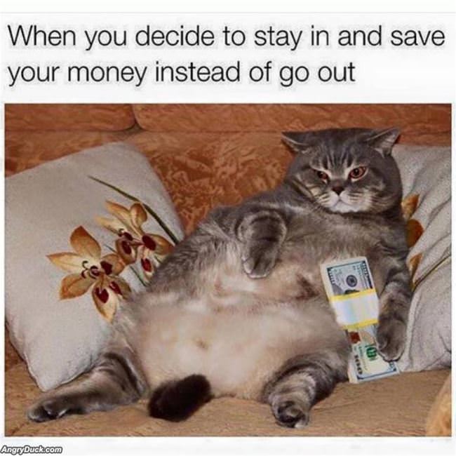 Save Your Money Instead Of Going Out